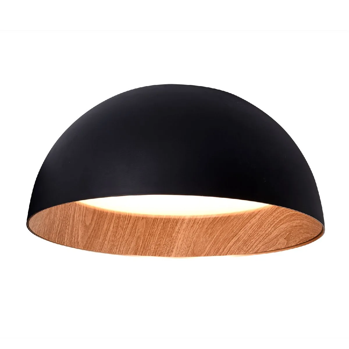 Потолочный светильник Bowl 40 Вт 3000К черный C0207-500B-black