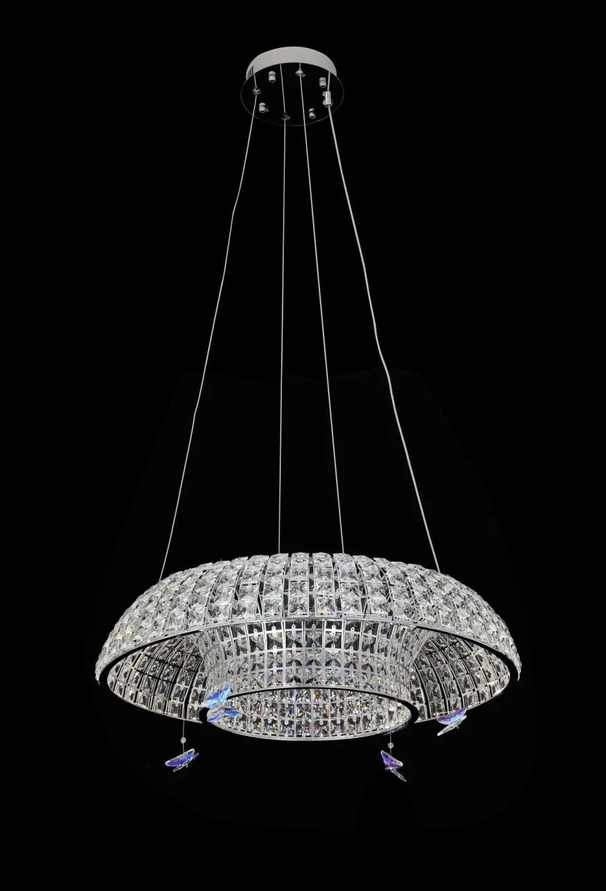 Люстра подвесная Alfa Light F4024-15 600mm CH LED